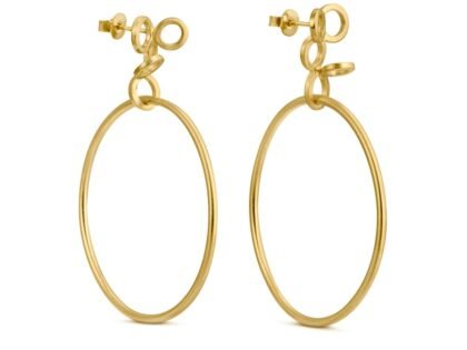 Angel Hoops Golden Earrings